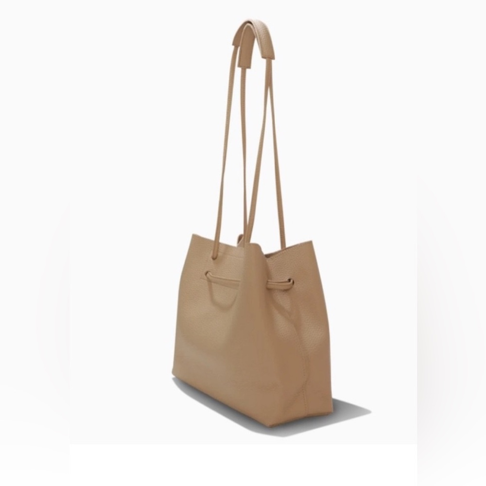 👜 8 Other Reasons * Vegan “leather” Slouchy Bucket Bag • NEUTRAL